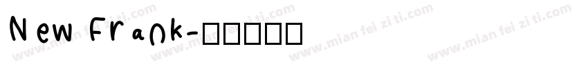 New Frank字体转换